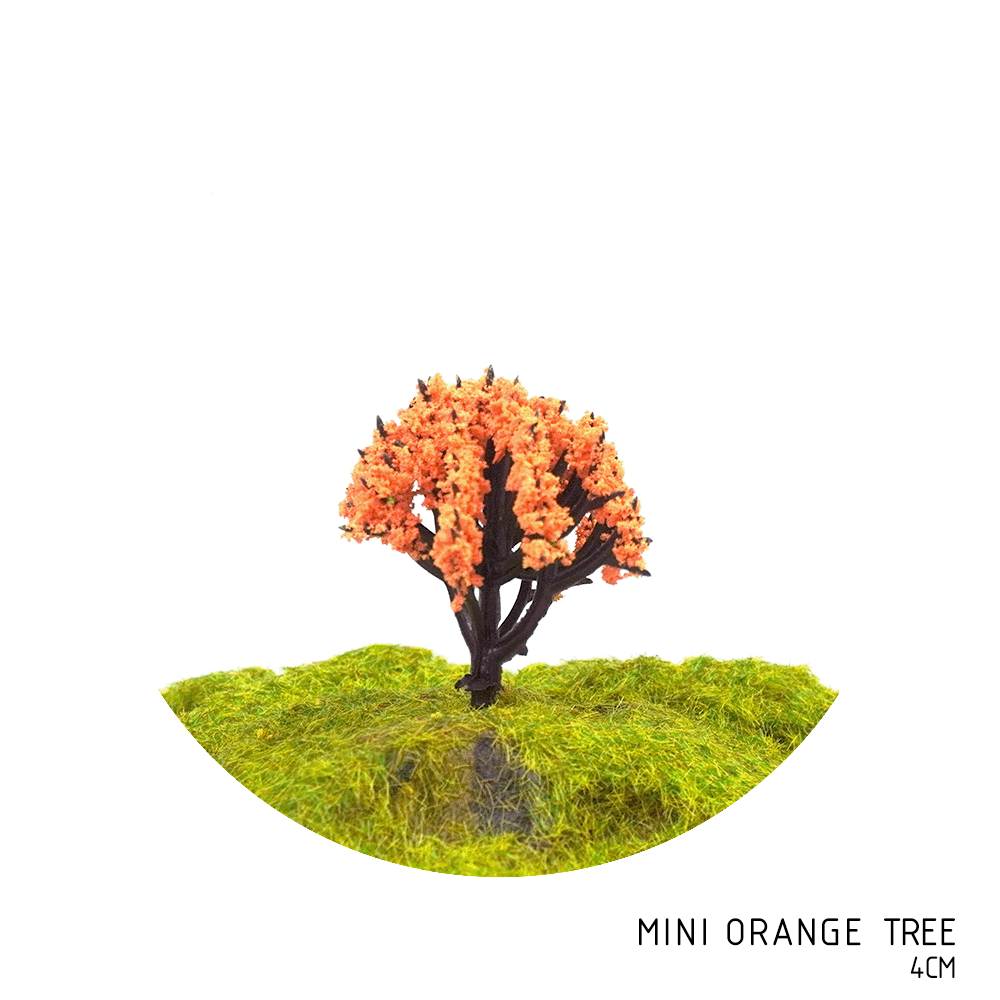 8cm 6cm 4cm Miniature Trees for DIY Miniatures, Architecture Models and Perfect for Diorama Projects