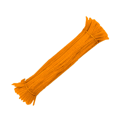 50 pcs Fuzzy Wire 6mm x 30cm - Colorful Chenille Stems Twist Wire for DIY Pipe Cleaner