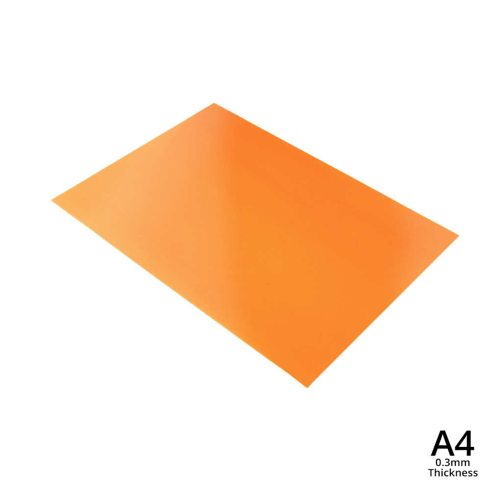 A4 Clear PVC Sheet Multiple Colors | Matte or Frosted |