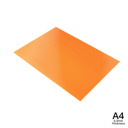 A4 Clear PVC Sheet Multiple Colors | Matte or Frosted |