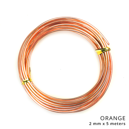 Armature Aluminum Bonsai Wire 1mm 2mmx5m Thickness For DIY Arts & Crafts for Aluminum OrnamentMaking