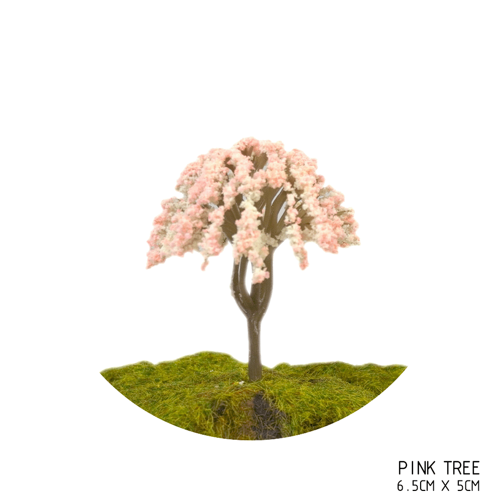 8cm 6cm 4cm Miniature Trees for DIY Miniatures, Architecture Models and Perfect for Diorama Projects