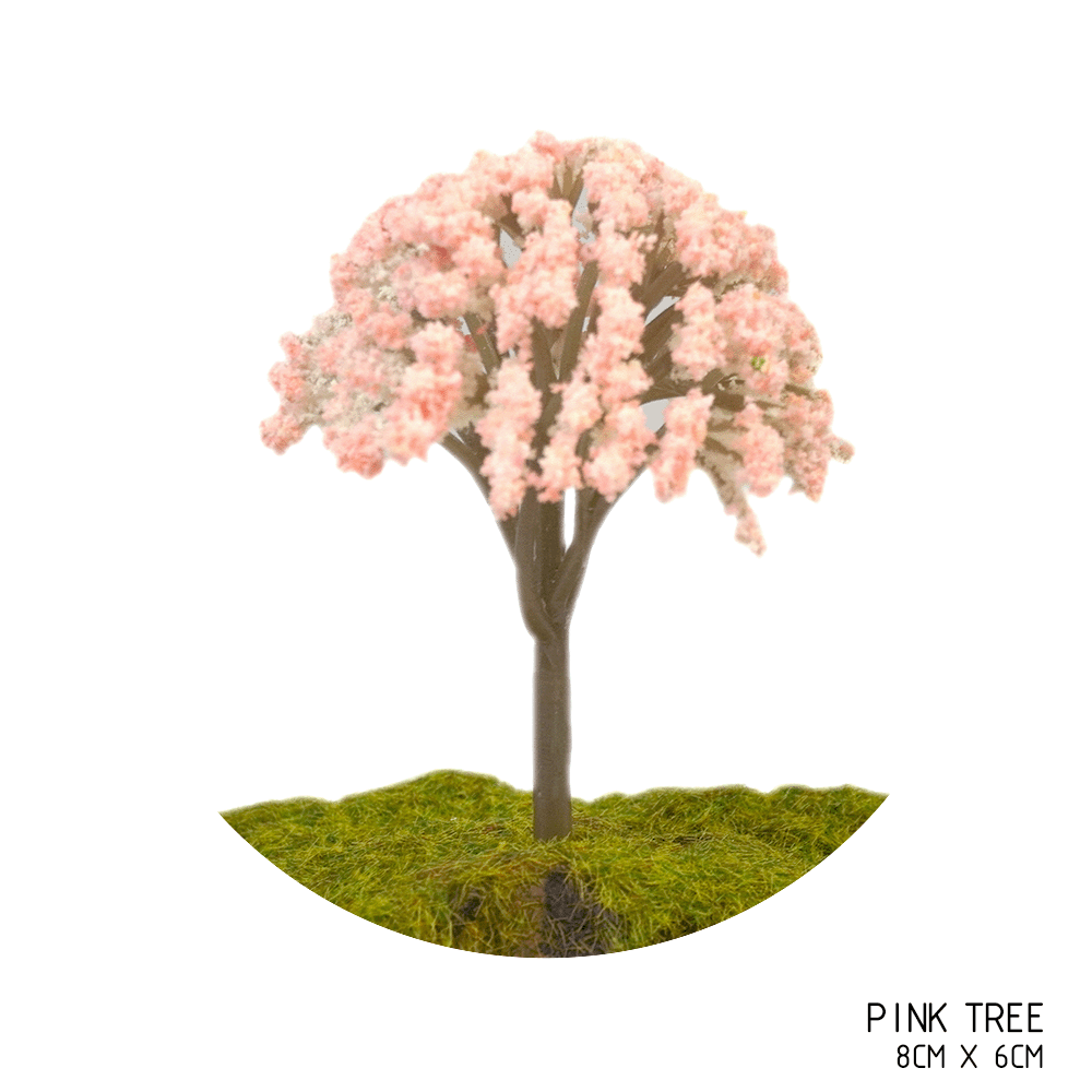 8cm 6cm 4cm Miniature Trees for DIY Miniatures, Architecture Models and Perfect for Diorama Projects