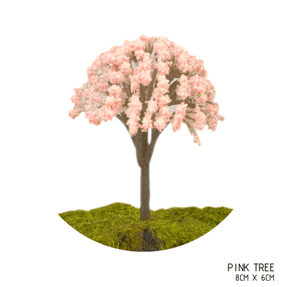 8cm 6cm 4cm Miniature Trees for DIY Miniatures, Architecture Models and Perfect for Diorama Projects