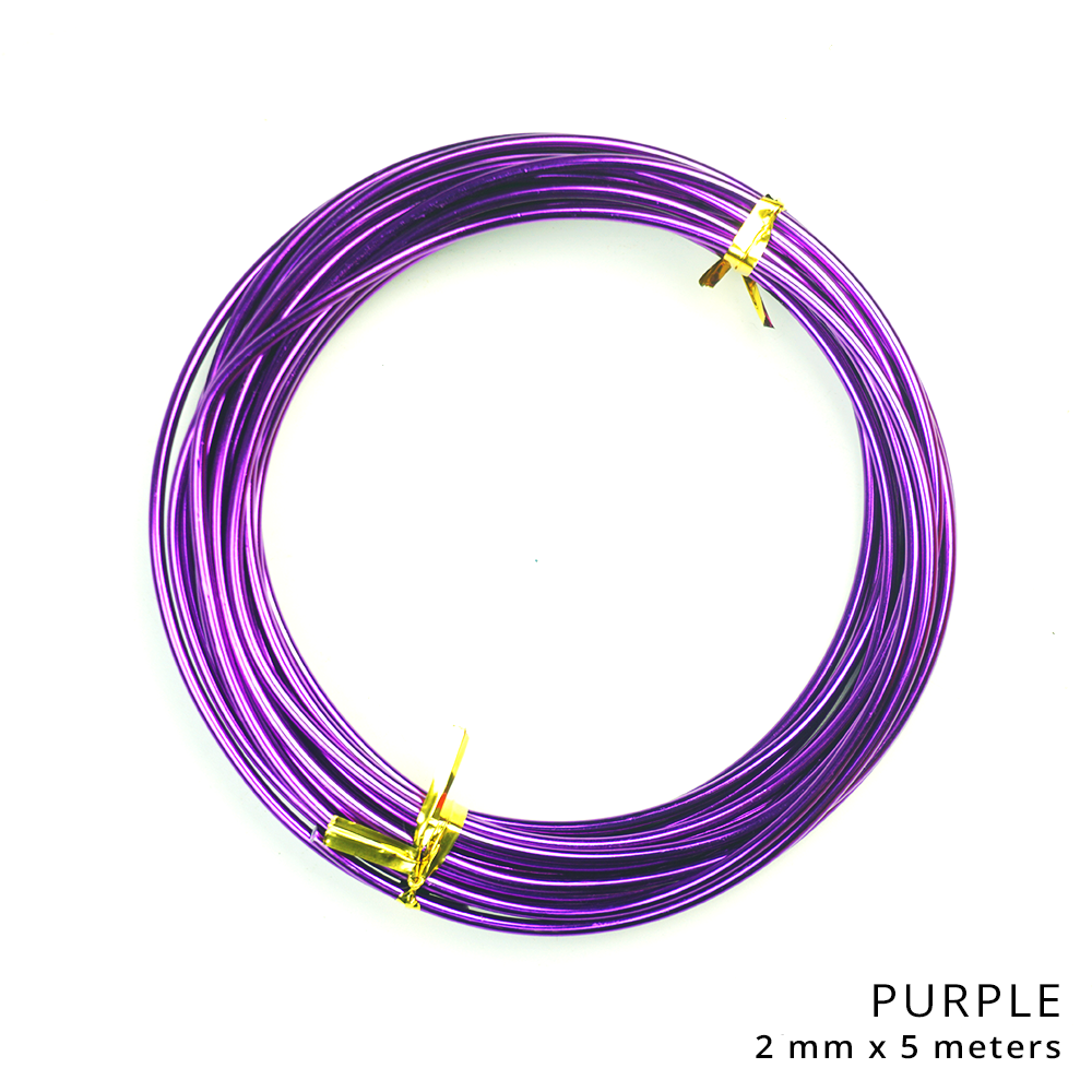 Armature Aluminum Bonsai Wire 1mm 2mmx5m Thickness For DIY Arts & Crafts for Aluminum OrnamentMaking