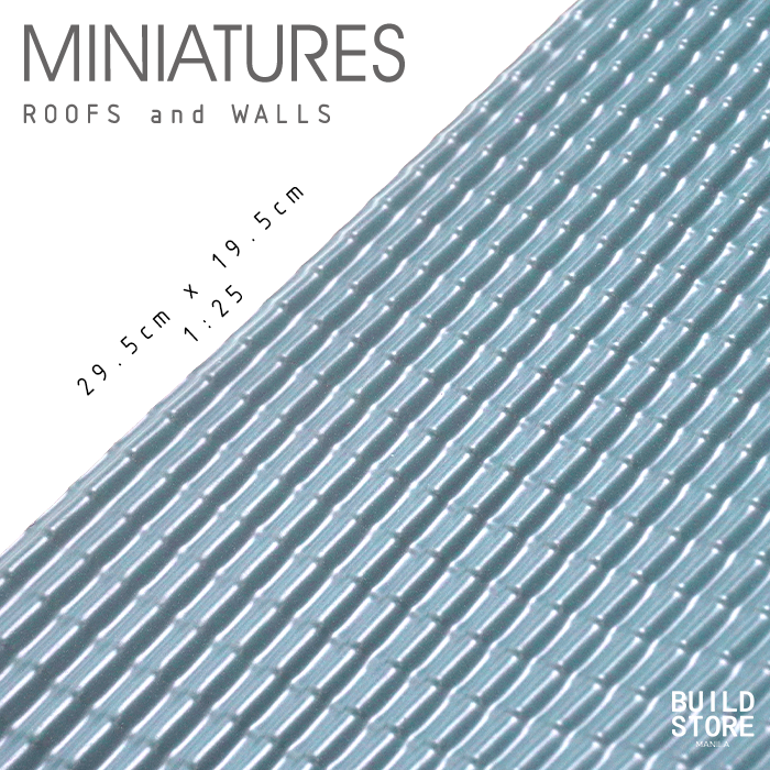 Miniature Roofs and Walls 1/25 1/100
