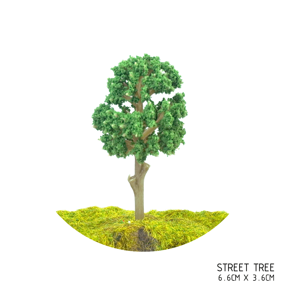 8cm 6cm 4cm Miniature Trees for DIY Miniatures, Architecture Models and Perfect for Diorama Projects