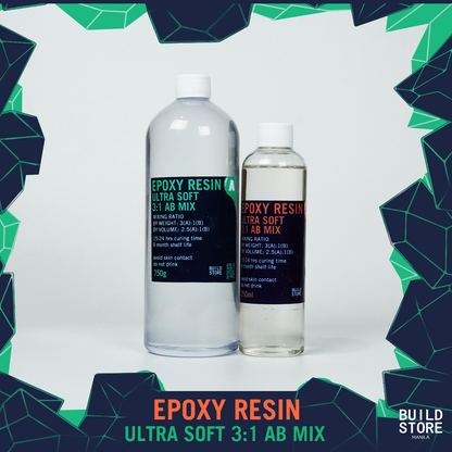 3:1 AB Epoxy Resin (Hard and Ultrasoft)