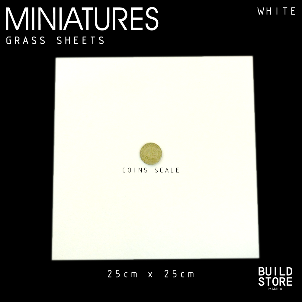 Green / White Grass Sheets for Miniature