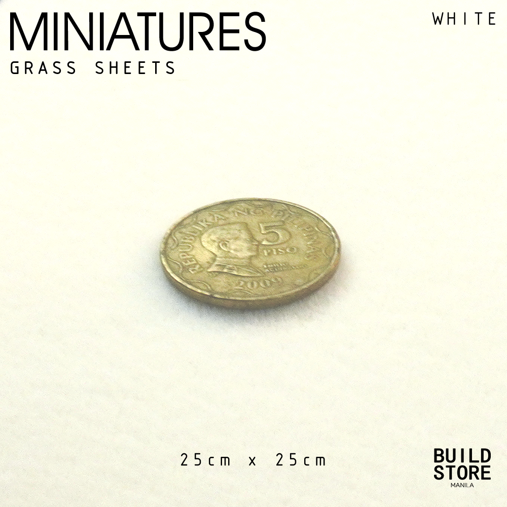 Green / White Grass Sheets for Miniature