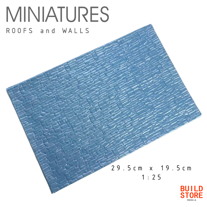 Miniature Roofs and Walls 1/25 1/100