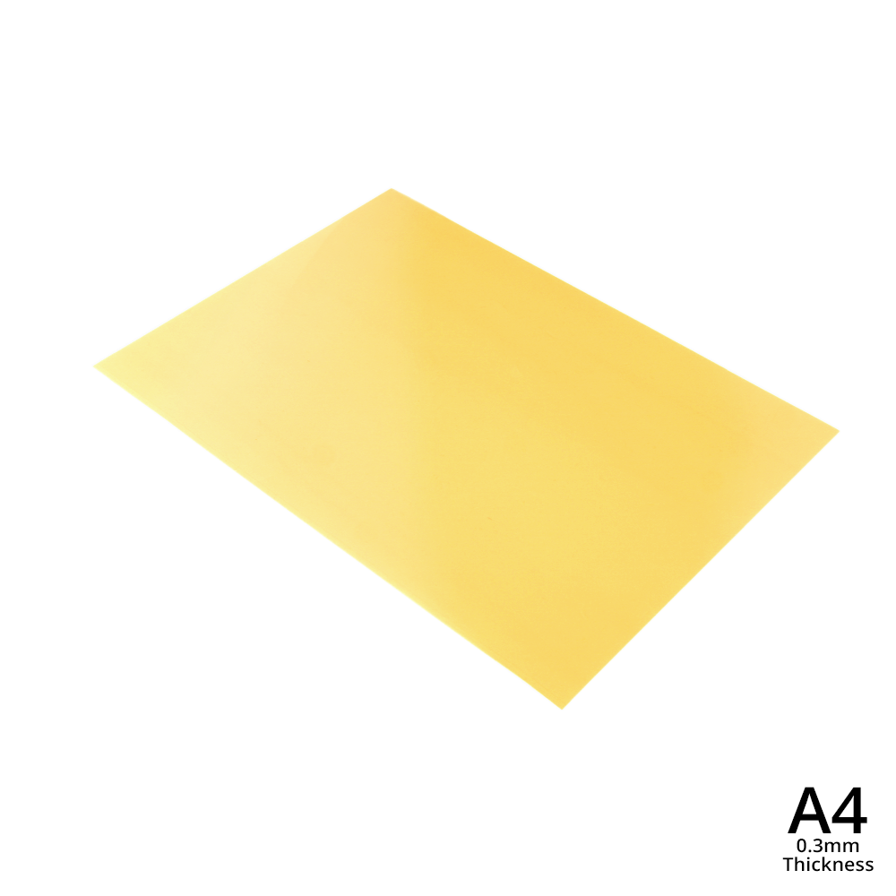 A4 Clear PVC Sheet Multiple Colors | Matte or Frosted |