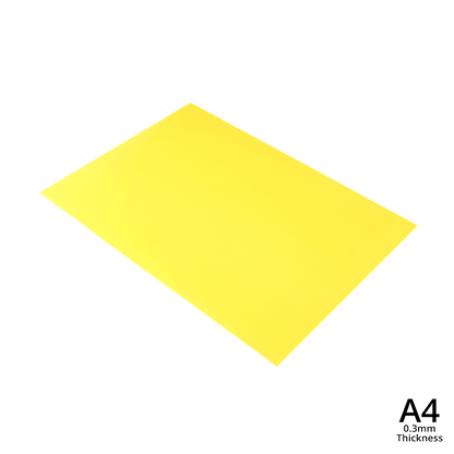 A4 Clear PVC Sheet Multiple Colors | Matte or Frosted |