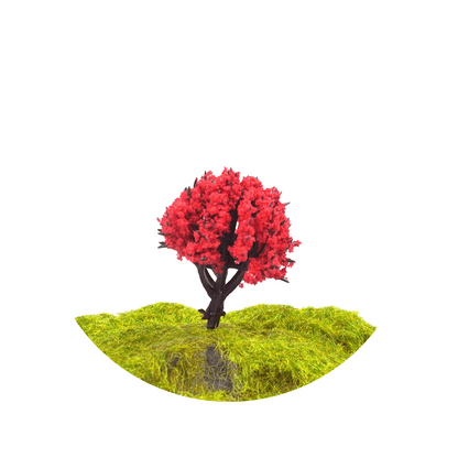 8cm 6cm 4cm Miniature Trees for DIY Miniatures, Architecture Models and Perfect for Diorama Projects