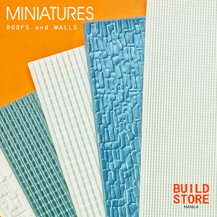 Miniature Roofs and Walls 1/25 1/100