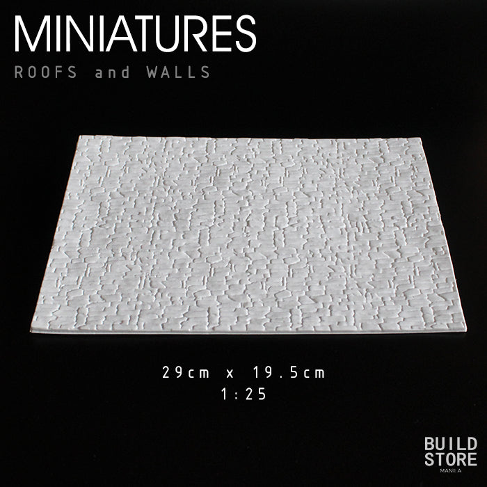 Miniature Roofs and Walls 1/25 1/100