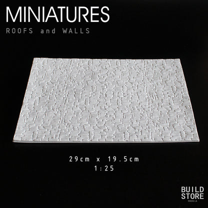 Miniature Roofs and Walls 1/25 1/100