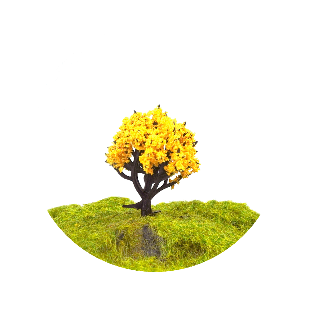 8cm 6cm 4cm Miniature Trees for DIY Miniatures, Architecture Models and Perfect for Diorama Projects